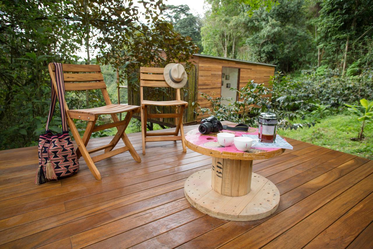 Coffee & Adventure Hotel By La Palma Y El Tucan Zipacon Luaran gambar